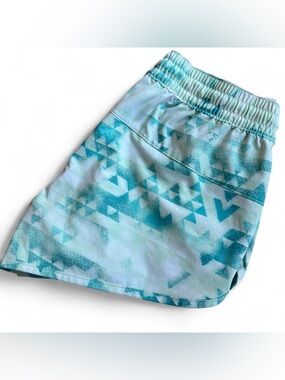 Columbia Athletic Shorts Women’s Small Green Pattern Running Hiking